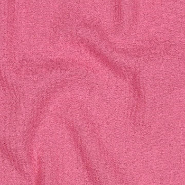 Musselin | Double Gauze | Candy Pink | Bio-Qualität Fadenwunsch 