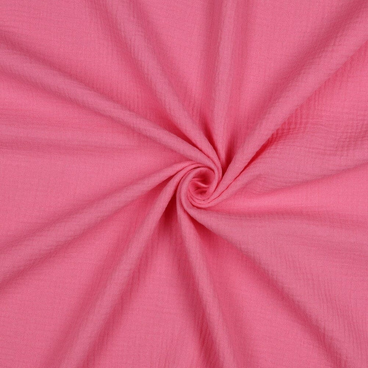 Musselin | Double Gauze | Candy Pink | Bio-Qualität Fadenwunsch 