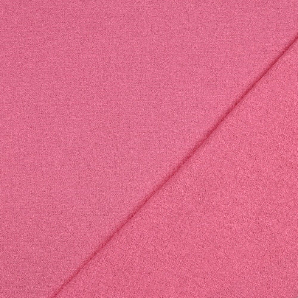 Musselin | Double Gauze | Candy Pink | Bio-Qualität Fadenwunsch 