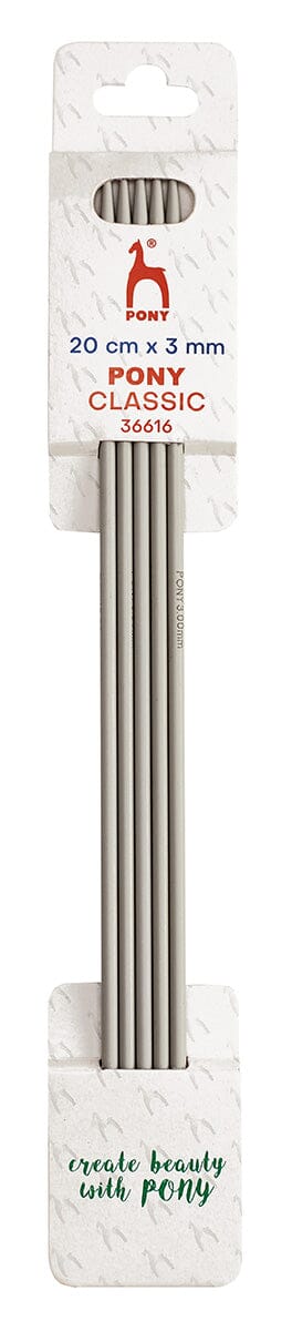 PONY | Alu Nadelspiel | Socken | 3,0 mm Fadenwunsch 