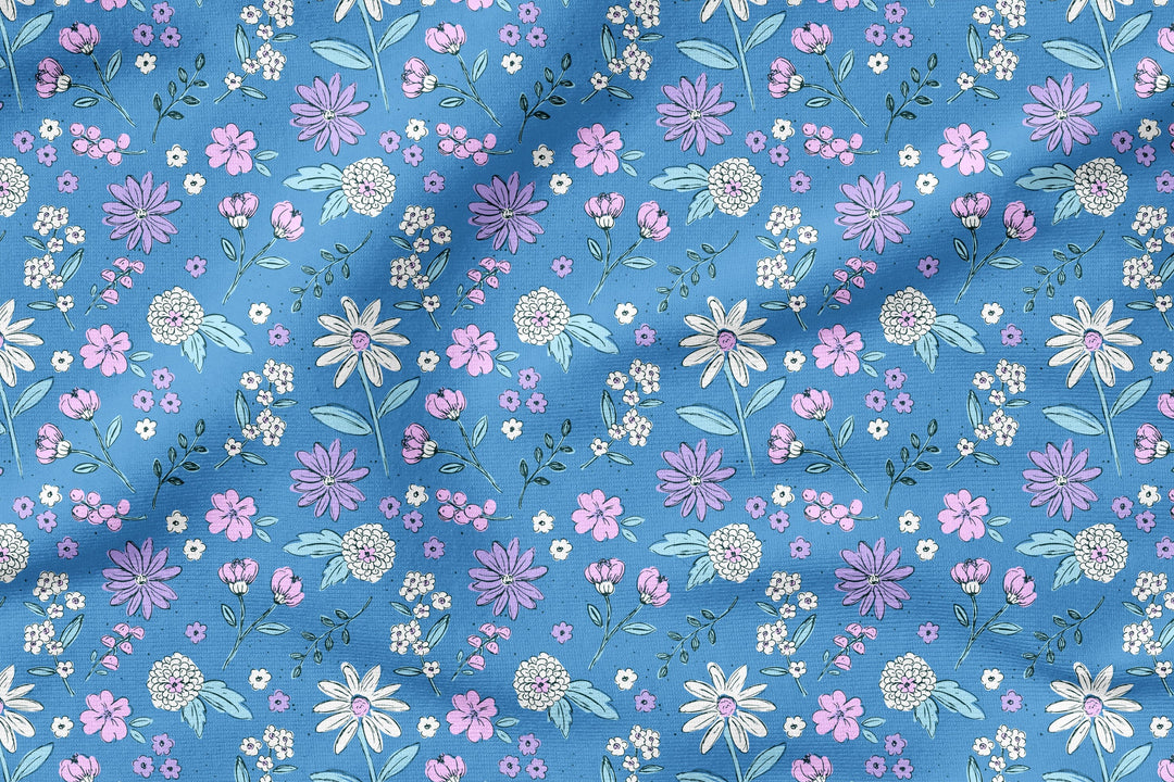Vorbestellung | "Wildblumen Blau" fadenwunsch 