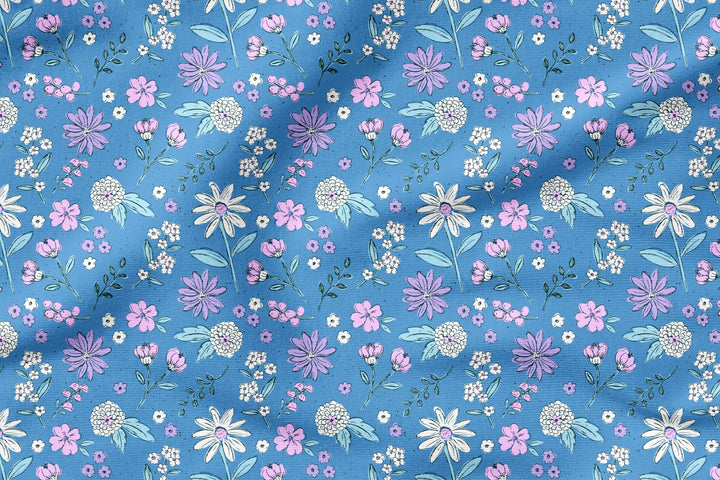 Vorbestellung | "Wildblumen Blau" fadenwunsch 