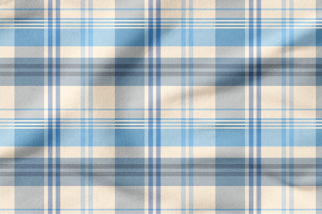 Vorbestellung | "Modern Tartan Blau" fadenwunsch 
