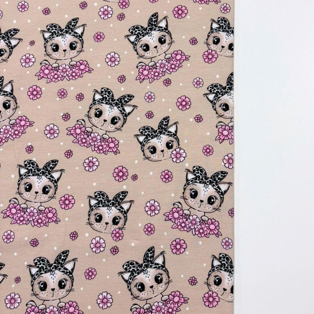 "Kitty Flower Beige" fadenwunsch 