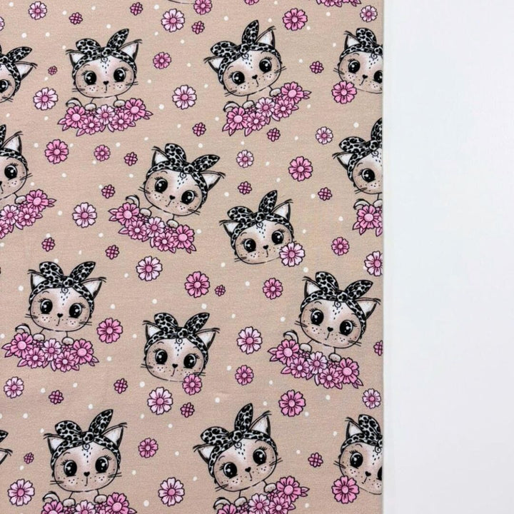 "Kitty Flower Beige" fadenwunsch 