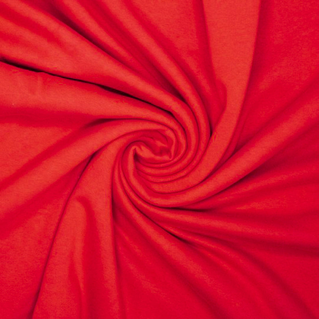 Heavy Sweat Tomatenrot | angerauter Sweatstoff Swafing 