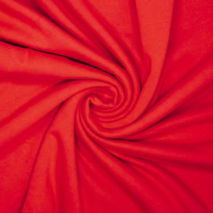 Heavy Sweat Tomatenrot | angerauter Sweatstoff Swafing 
