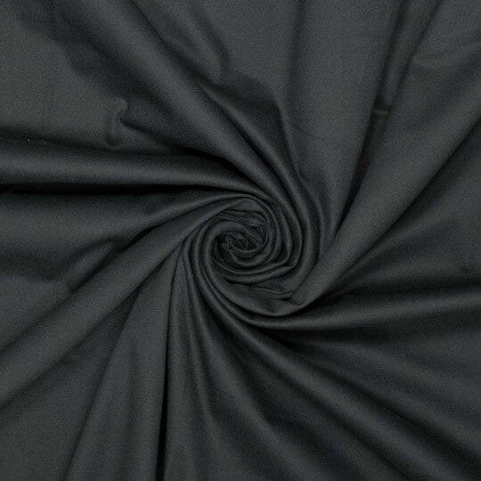 Baumwoll Stretch – Schwarz | Soft Touch Fadenwunsch 
