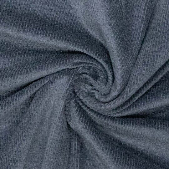 Feincord Stretch uni – Jeansblau Fadenwunsch 