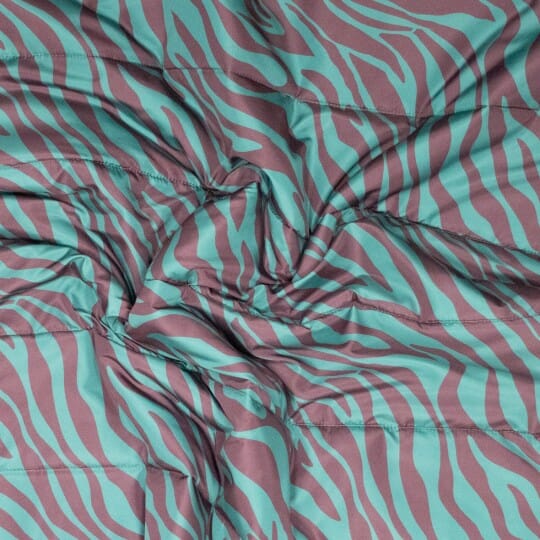 Steppstoff Zebra – Türkis & Beere Fadenwunsch 