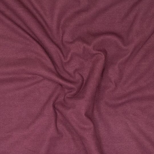 Viskose Rib Jersey – Mauve Wine Fadenwunsch 