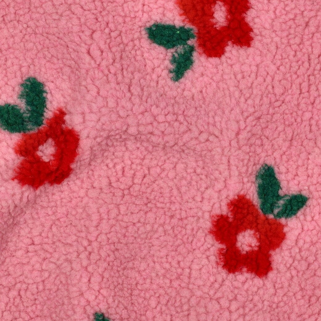 Teddy Jacquard Blumen Rosa | Poppy Kollektion Poppy 
