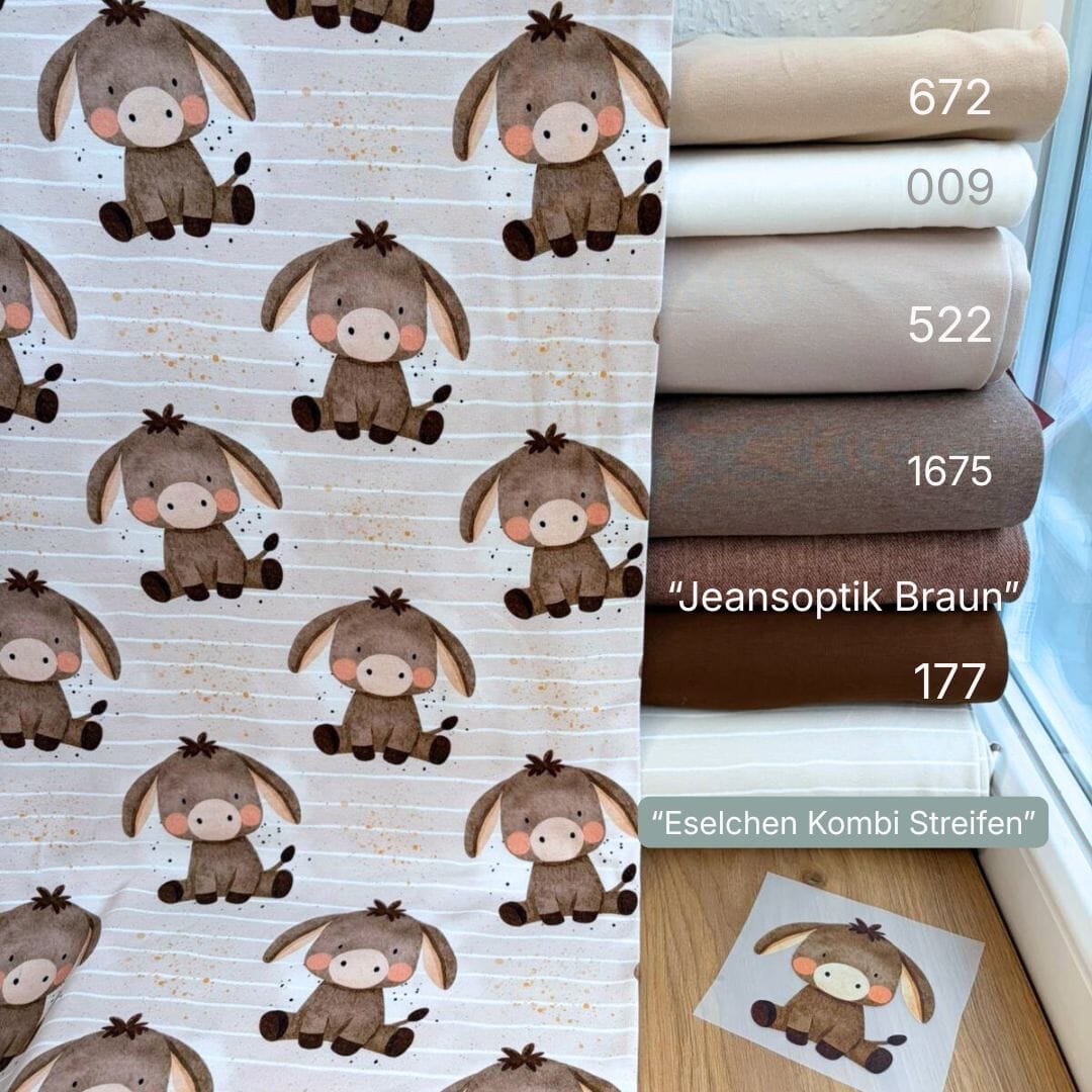 "Eselchen Streifen" fadenwunsch 