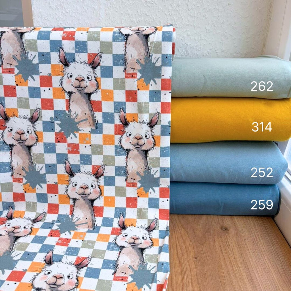 "Lama Vibes Schachbrett" fadenwunsch 