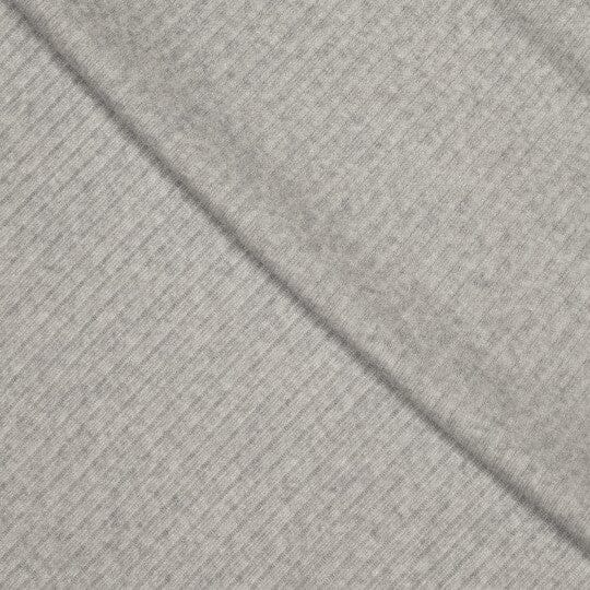 Strickstoff Streifen - Mittelgrau Swafing 