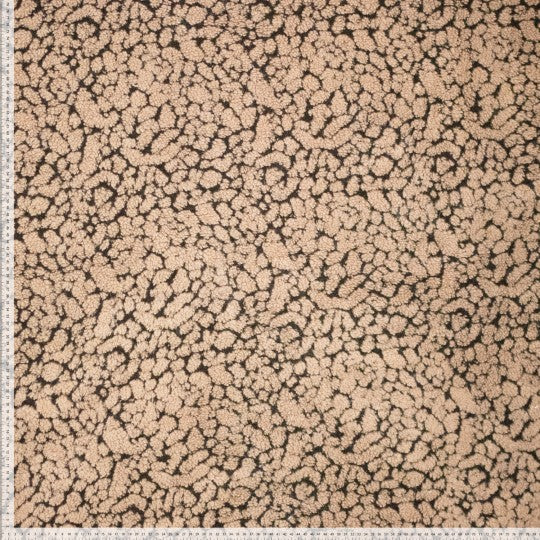 Teddy Knit „Marble“ – Beige/Braun