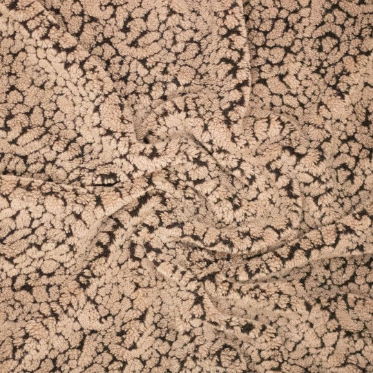 Teddy Knit „Marble“ – Beige/Braun