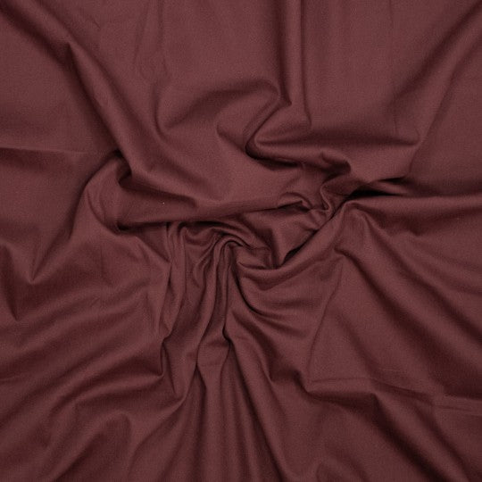 Baumwoll Stretch – Midnight Burgundy | Soft Touch