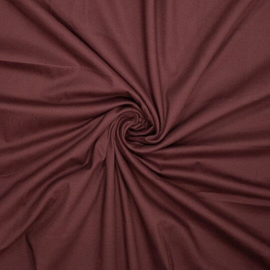 Baumwoll Stretch – Midnight Burgundy | Soft Touch Fadenwunsch 