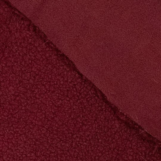 Soft Teddy Fleece – Burgundy Fadenwunsch 