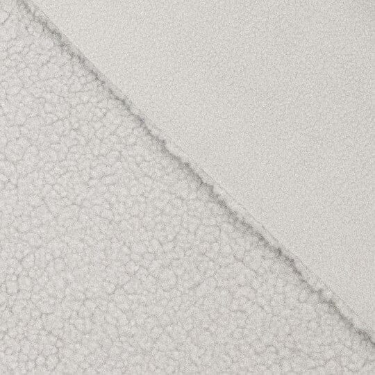 Soft Teddy Fleece – Hellgrau Fadenwunsch 