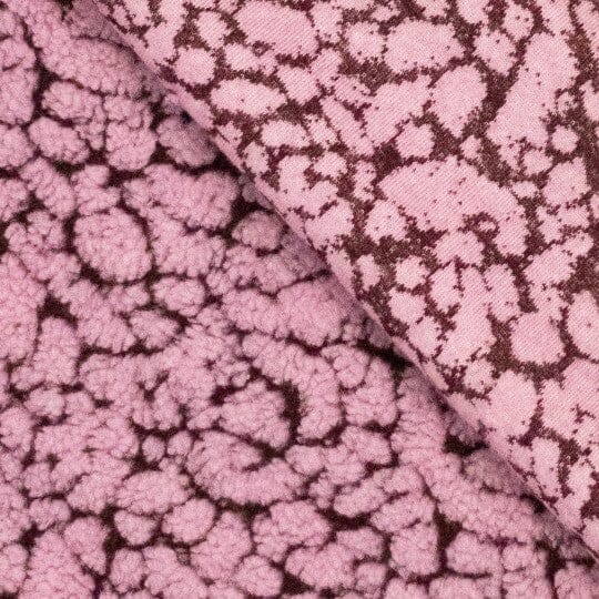 Teddy Knit „Marble“ – Altrosa & Beere Fadenwunsch 