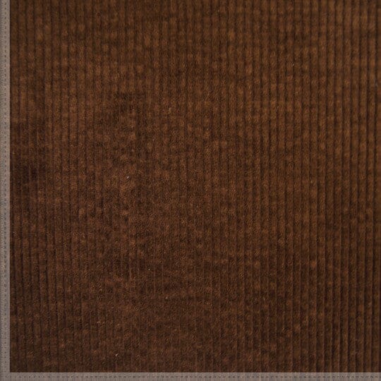 Feincord Stretch uni – Braun Fadenwunsch 