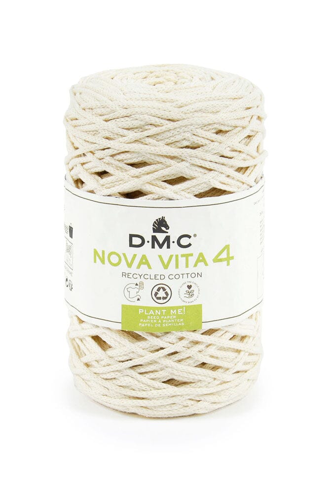 Häkelgarn | Creme 001 | DMC Eco Vita Size 4 Fadenwunsch 