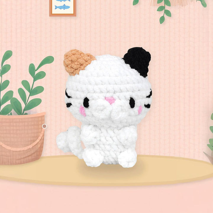 DMC Amigurumi Häkelset | Luna die Katze Fadenwunsch 