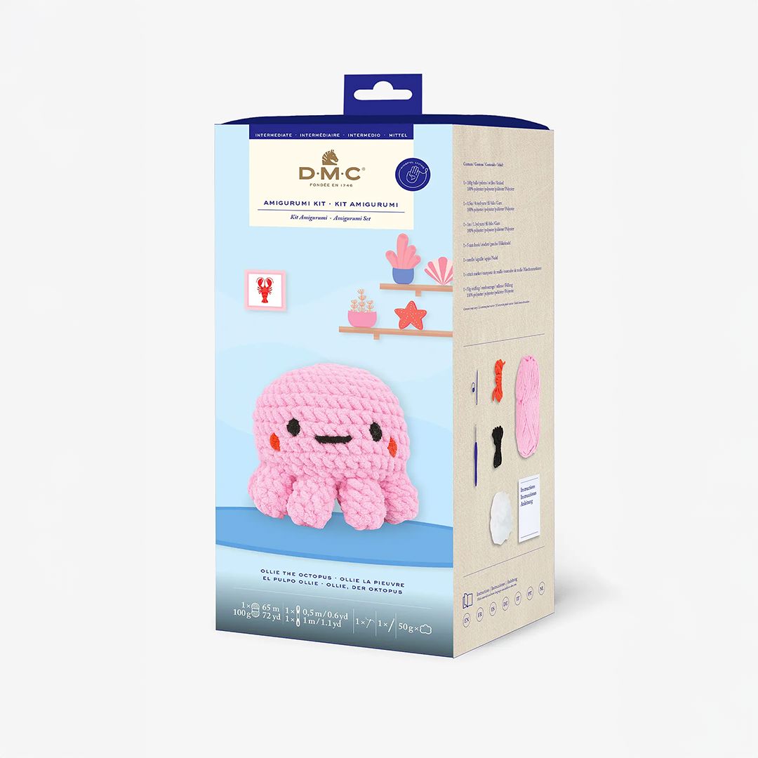 DMC Amigurumi Häkelset | Ollie der Oktopus Fadenwunsch 