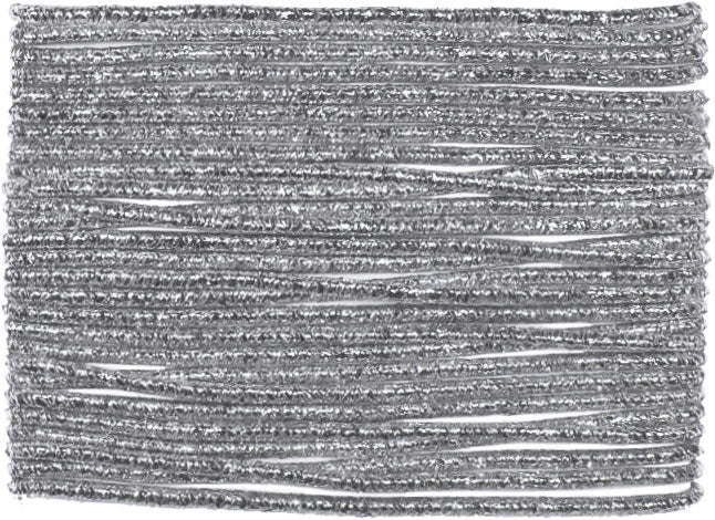 Elastische Kordel | Silber | 1,5 mm