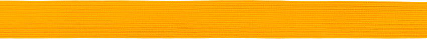 Gummiband farbig | Orangegelb | 15mm