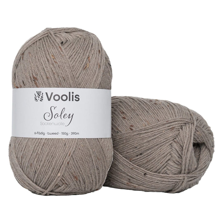 Sockenwolle | Beige 886 | Voolis Soley 6-fädig Fadenwunsch 