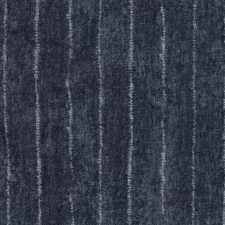 Denim Streifen Indigo – Jeansstoff mit feinen Nadelstreifen Poppy 