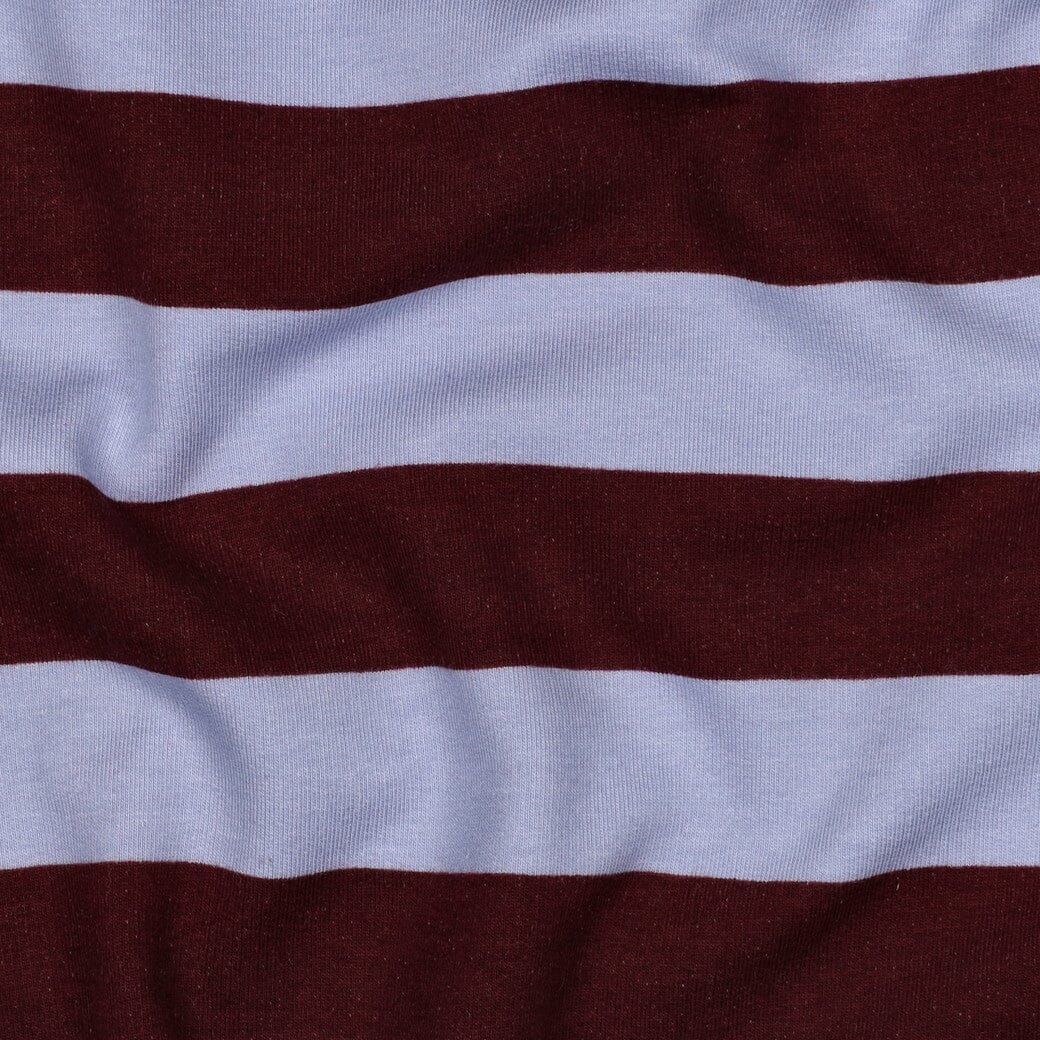 Soft Sweat Blockstreifen - Bordeaux & Flieder Poppy 