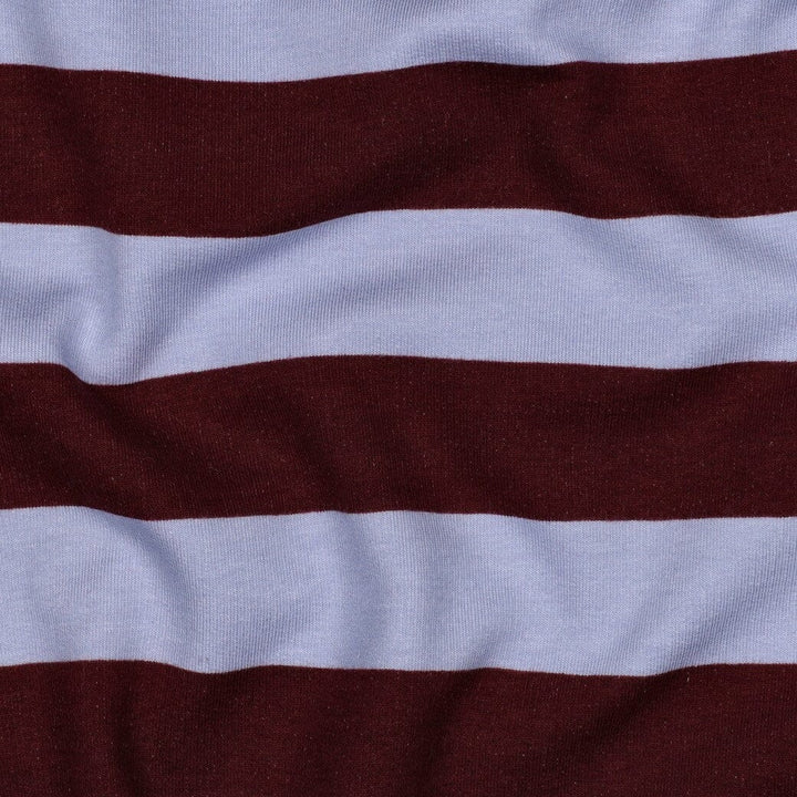 Soft Sweat Blockstreifen - Bordeaux & Flieder Poppy 