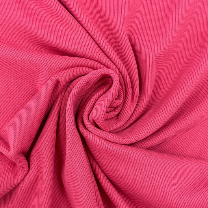 Rib Bündchen Fuchsia Fadenwunsch 
