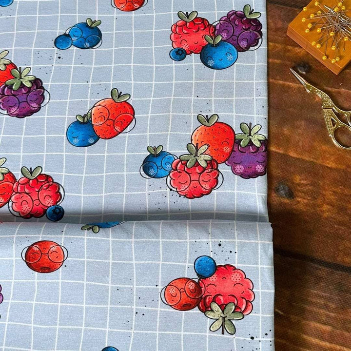 "Beeren Team - Hellblau" fadenwunsch 