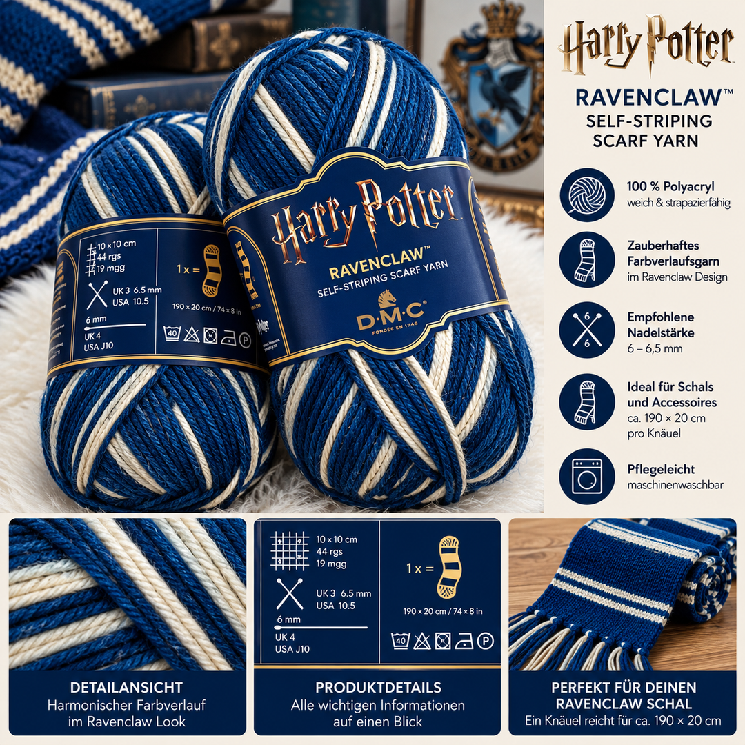 Harry Potter | DMC | Ravenclaw | Wolle