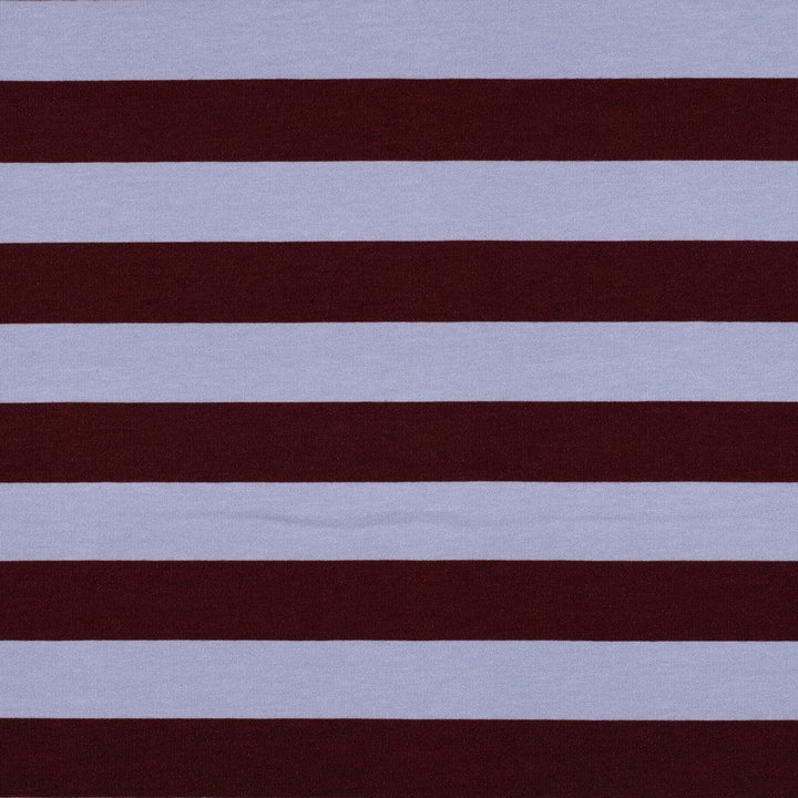 Soft Sweat Blockstreifen - Bordeaux & Flieder Poppy 