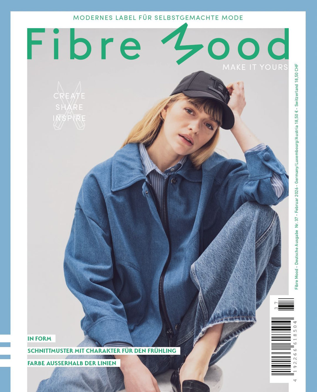Fibre Mood Magazin Ausgabe 37 – Schnittmuster & Nähinspiration Fibre Mood 
