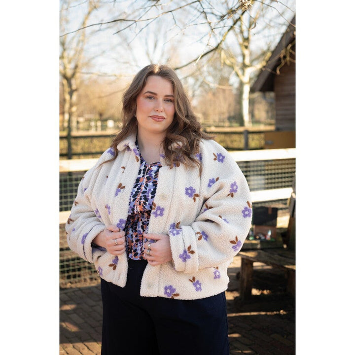 Teddy Jacquard Blumen Rosa | Poppy Kollektion Poppy 
