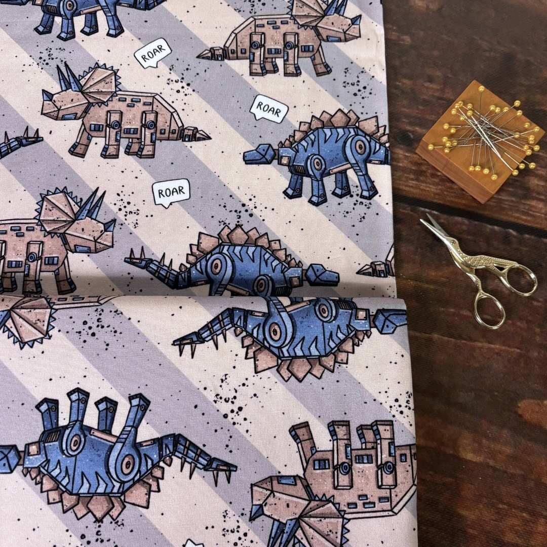 Jersey "Dino RoboSaurier Blau" fadenwunsch 