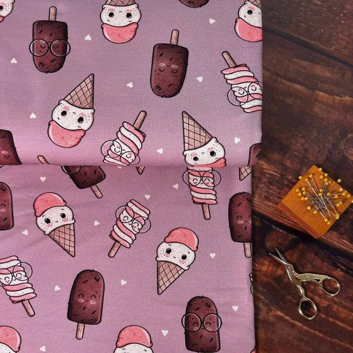 French Terry "Eisliebe Mauve" fadenwunsch 