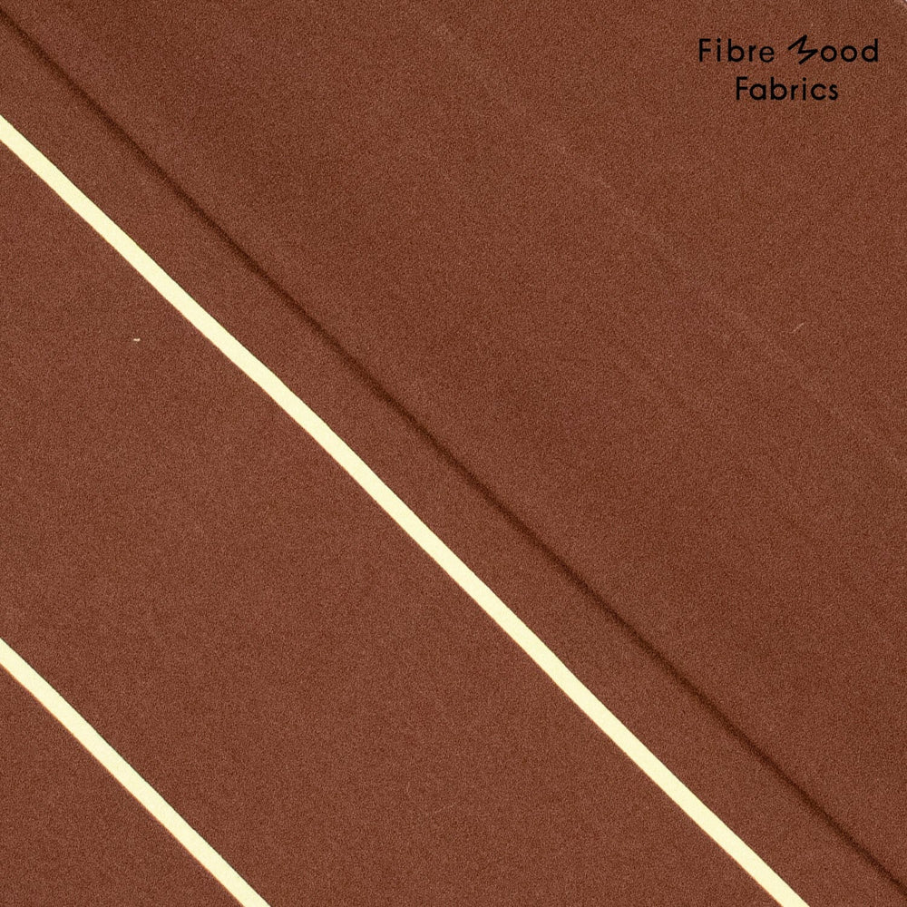 Schwerer Jersey Stripes - Brown | Fibre Mood Fabrics 37 Fibre Mood 