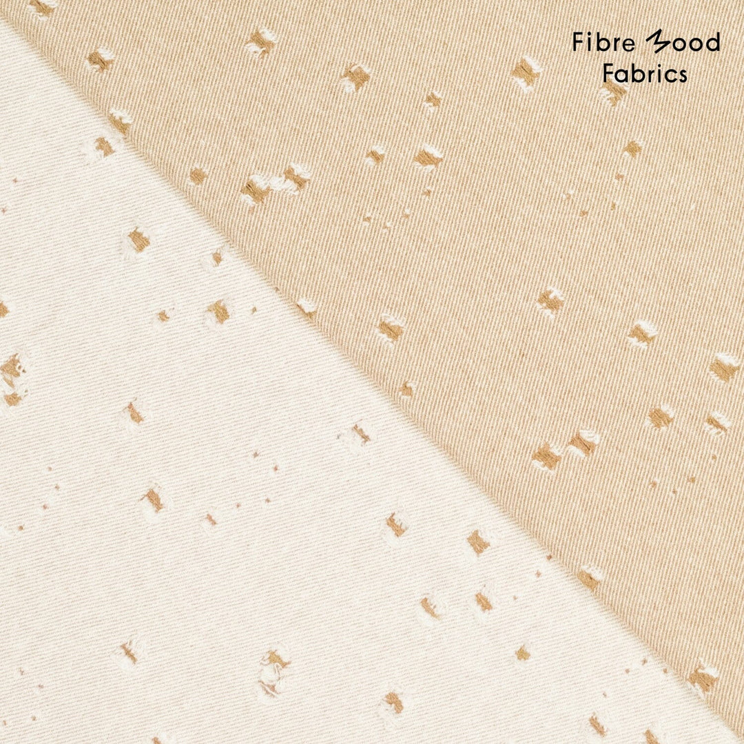 Broken Denim in Ecru | Fibre Mood Fabrics 38 Fibre Mood 