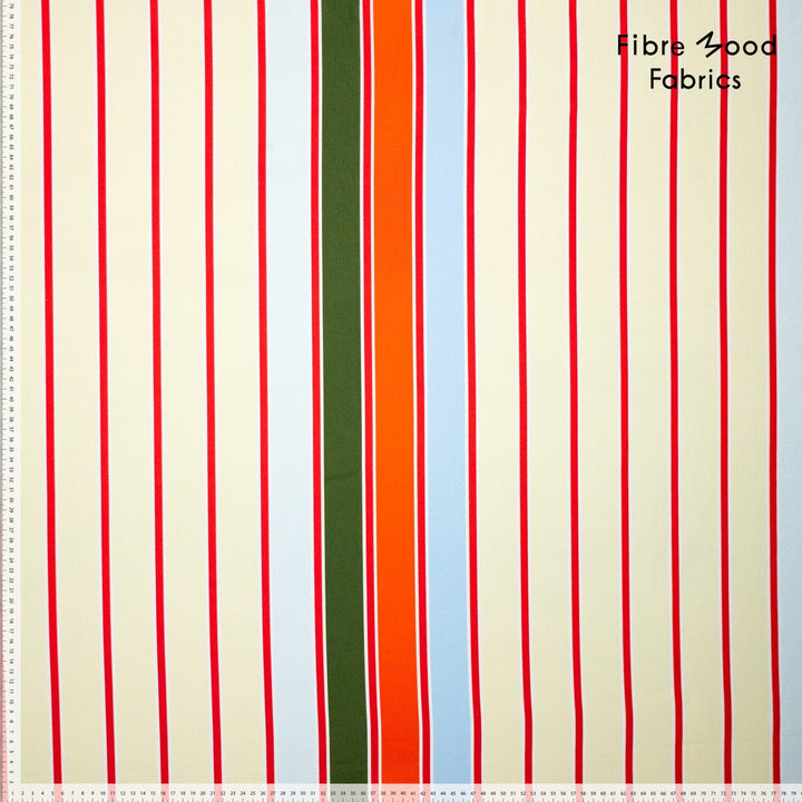 Popeline Streifen Sorbet | Fibre Mood Fabrics 38 Fibre Mood 