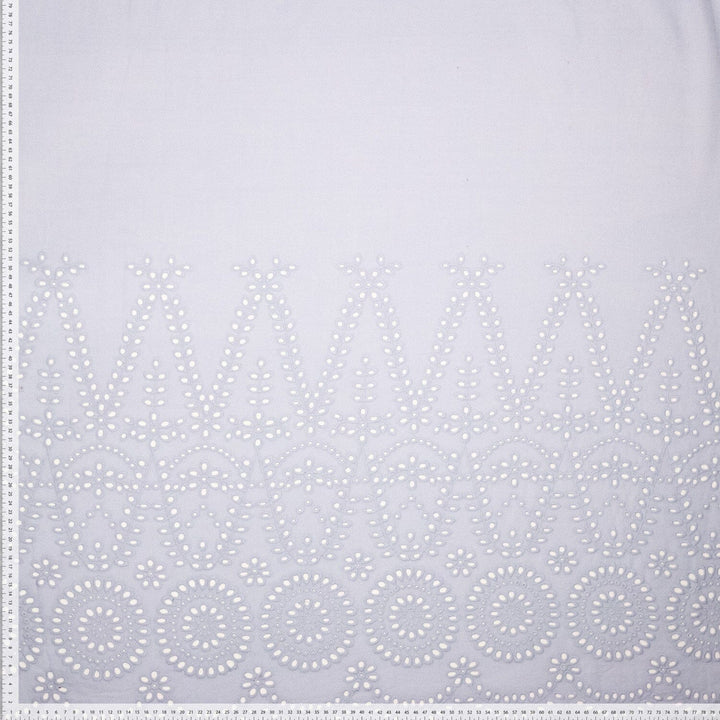 Sky Broderie – Baumwoll-Lochstickerei Hellblau | Fibre Mood 39 Fibre Mood 