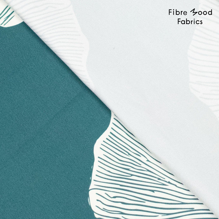 Ocean Bloom – Wasserabweisender Trenchstoff mit Blumen | Fibre Mood 39 Fibre Mood 