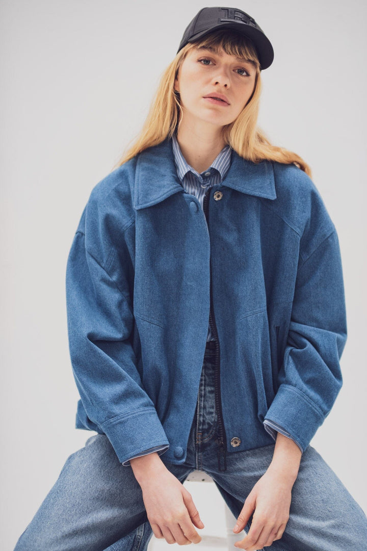 Washed Denim Indigo Bleached | Fibre Mood Fabrics 37 Fibre Mood 